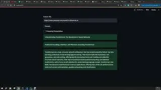 Youtube Transcript To PowerPoint Presentation