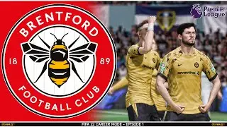 STARTING WITH A BANG! - Brentford FC - Fifa 22 Career Mode - Rejected Regen Rebuild - Ep1