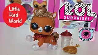 LOL SURPRISE PONY!!! SERIES EYE SPY PETS! GOLD BALL! | Little Red World
