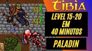 HUNT PALADIN LOW LEVEL NO TIBIA - LEVEL 15-20 EM 40 MIN