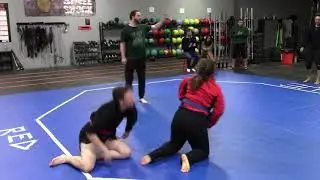 Mid Atlantic Historical Wrestling League U175 Match 1 Marlene Hurst vs Katheryn Okonsky