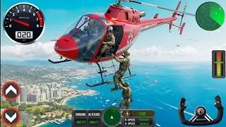 US Army Helicopter Fight Rescue Simulator - Helicopter Flying Pilot Rescue Game - Andriod Gameplay
