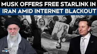 Iran Protests News | Musk Offers Free Starlink In Iran Amid Internet Blackout, Deadly Protests