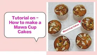 Tutorial on - How to make a Mawa Cup Cakes #subscribe #like #mawacupcakes #cakedecoration #love