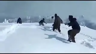 Indian Soldiers in snow: kabaddi... kabaddi...