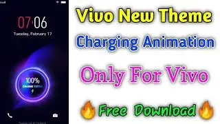 New Vivo Charging Animation Theme Free Dwonload || VIVO PAID THEME FREE ME KAISE ?? SK CREATIVE