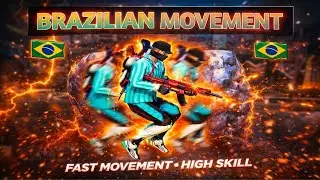 HOW TO DO MOVEMENT LIKE BRAZILIAN PLAYERS🇧🇷 / MOVEMENT SECRET REVEALED OF BRAZILIAN PLAYERS IN FF