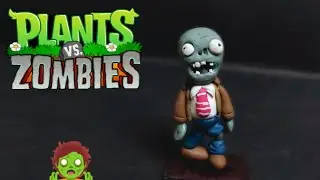 ❤️Plants.V.S.Zombie💚clay tutorial  | THE ZOMBIE clay tutorial #shorts #trending #viralshorts