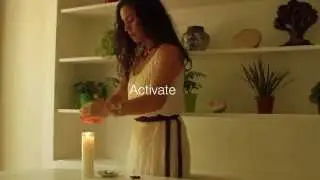 Fire Ceremony with a Candle