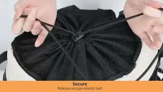 Wearing Tutorial: HiDREAM Daily Front Pet Carrier For Small Pets