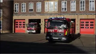 London Fire Brigade - A341 A346 Edmonton Pump Ladder & Fire Rescue Unit Turnout