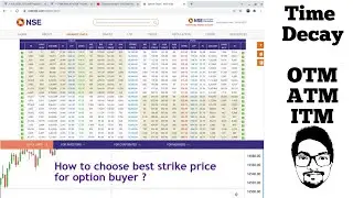Option Strike Price Selection || OTM ITM || Time decay || Omi the Scalper || the boss trader #option