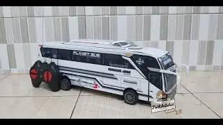 Remote Control Miniatur Bus RC Miniatur Bus STJ Kids Panda Dengan Spion 3D Print