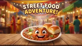 Animated Indian Street Food 🍛 | Desi Food Cartoon Animation