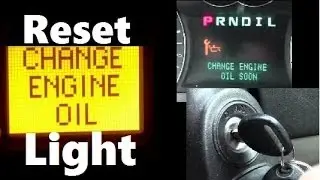 How to Reset Change Engine Oil Soon Light on 2008 Chevy Equinox