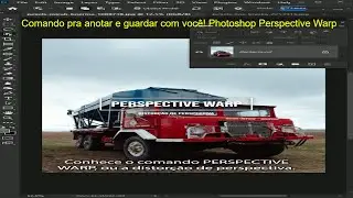 🔥 Como Mudar Sua Perspectiva: A Magia de Perspective Warp no Photoshop 🤯#shorts