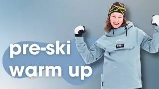 8 Minute Ski Warm Up | Pre-Slope Mobility & Injury Prevention (Snowboard Friendly)