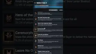 brag about your steam achievements here hehe #steam #bg3 #baldursgate3 #gaming