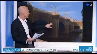 Le Pont Neuf empaquet&eacute;, il y a 40 ans