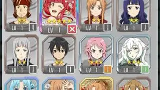 Showcasing my roaster for saomd (sword art online memory defrag) it's looking perfect