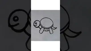 #shorts #easy tortoise drawing.