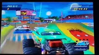 Monster Jam Urban Assault Walkthrough Avenger Racing In Las Vegas (Avenger VS Pastrana 199)