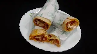 Restaurant style chicken shawarma with creamy white sauce, easy recipe perfect for iftar time.🤍