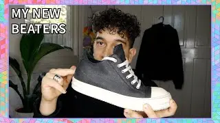 I got a pair of Rick Owens DRKSHDW Low Ramones + a SHOEHORN ~