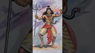 Shiv tandav Color Pencil Drawing | live animation drawing| #petwaldrawings