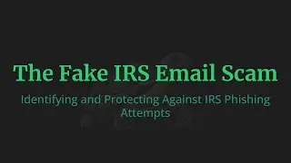 The Fake IRS Email | Episode 8 - Safe Simple Sound: Tax Edition