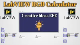 LabVIEW RGB Calculator | #Arduino #LabView #Electronics circuits #circuits