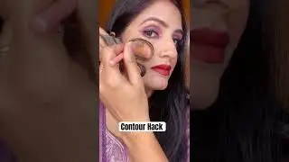 Watch her nail the perfect contour Blend Hack with scissor 😂✂️ #shorts #youtubeshorts