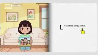 [Audio & Picture Book] Meet My Happy Family!.