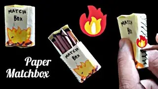 Matchbox Craft | Match Sticks Craft Idea| Match Stick Box Crafts | DIY Match Box Making