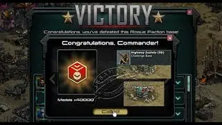 War Commander : Challenge Base III : Highway Zealots 90, All Destroyed