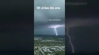 Around 185 lightning strikes & one man struck this arvo #brisbanephotographer #brisbanestorm