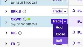 How to roll a stock option in Etrade by Prince Dykes