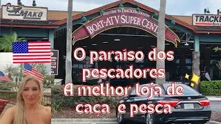 Tour na maior loja de ca&ccedil;a  e pesca de Orlando! Bass pro shops / Cabela's