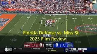 GNFP Quick Film Review - 2025 Florida Gators Defense vs Miss St | The Gator Nation Football Podcast