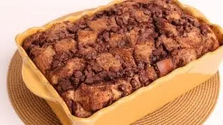 Chocolate Bread Pudding Recipe - Laura Vitale - Laura in the Kitchen Episode 337