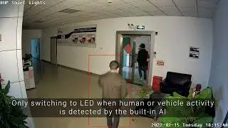 CTViSION Security Dual Light Smart Color Night-vision Camera Demo