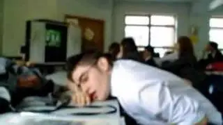 sleeping at school