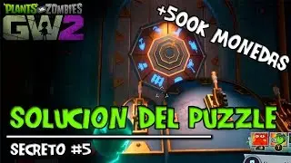 Puzzle Secreto + 500k Monedas |  | Secreto #5 | Plantas vs Zombies Garden Warfare 2