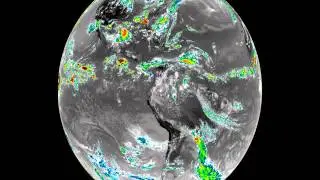 GOES-13 Window Channel Animation, 2015