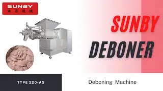 SUNBY separator 220-AS: High-Efficiency Poultry Bone-Meat Separator for Chicken/Duck Processing