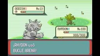 POKEMON EMERALD | RHYDON | BUCLE ARENA | SAND TOMB