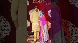 Vikram Prabhu and his wife arrived for Navratri celebrations 🥰❤️ #VikramPrabhu
