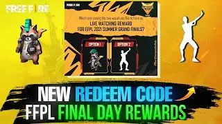 FFPL GRAND FINAL REDEEM CODE | FREEFIRE PRO LEAGUE REWARDS | FREEFIRE ROCKEY PET REDEEM CODE |