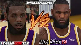 NBA 2K19 Vs. NBA Live 19 Face Graphics Comparison Including Rookies (PS4, XBOX One, PC)