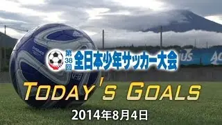 第38回全日本少年サッカー大会　8/4ゴール集（1次ラウンド）